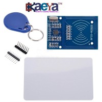 OkaeYa RC522 RFID 13.56MHz RFID Reader Writer Mifare Sensor RF Module + Card + Keyfob